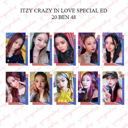 【SG Shopee リュジン】ITZY crazy in love 公式トレカ ITZY CRAZY IN LOVE SHOPEE SG Singapore Benefit Yeji Ryujin