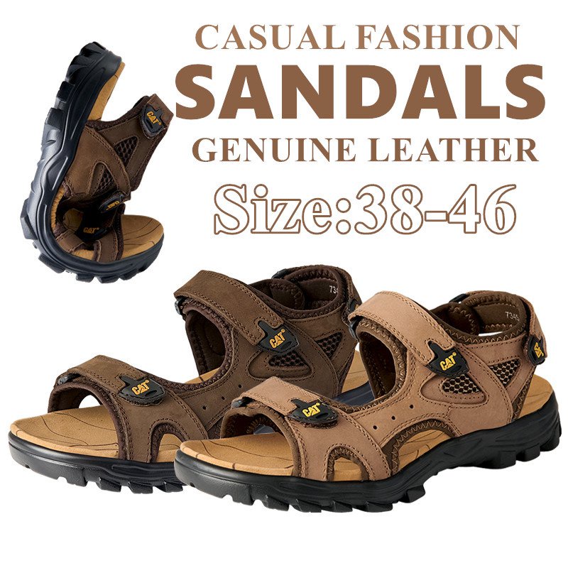 Mens leather sandals 2025 size 13