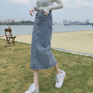 long denim skirt - Prices and Deals - Mar 2024