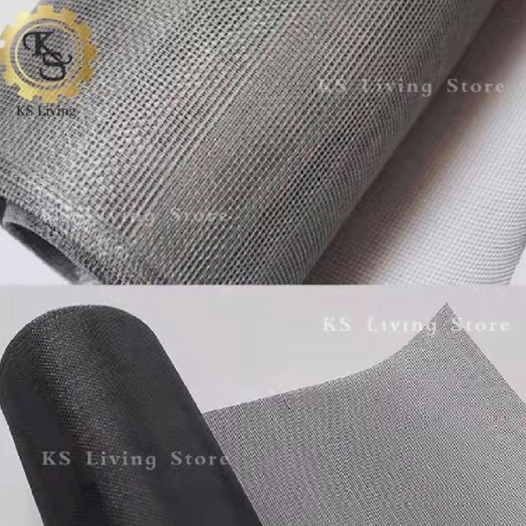 Kim.S [1 Meter] (3KAKI) Fiberglass Netting Insect Screen Mosquito Net ...
