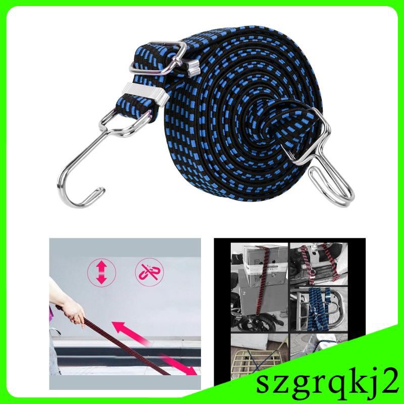 Newest Flat Bungee Cords, Long Bungee Straps Elastic Rope for Hand ...