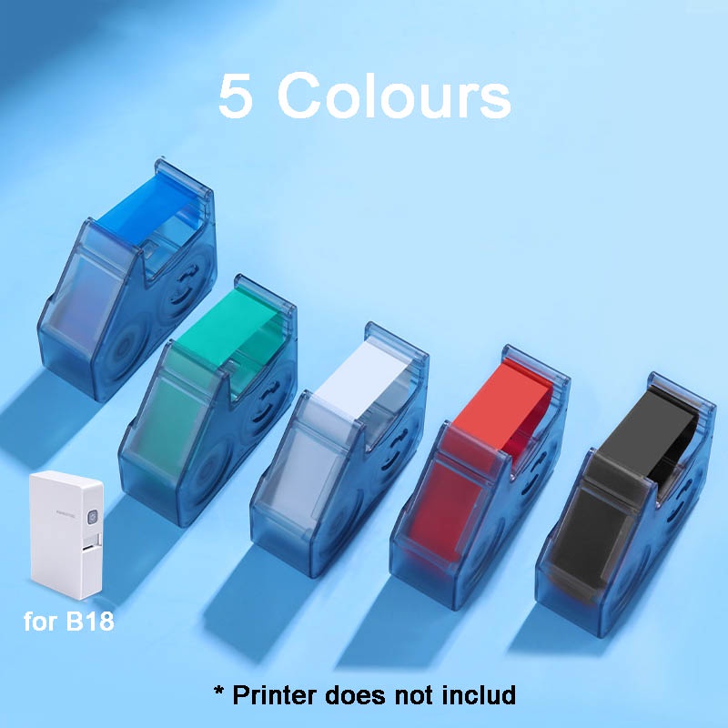 NIIMBOT B18 N1 Ribbon, Replacement Refill Ink Toner Tape Long Lasting ...