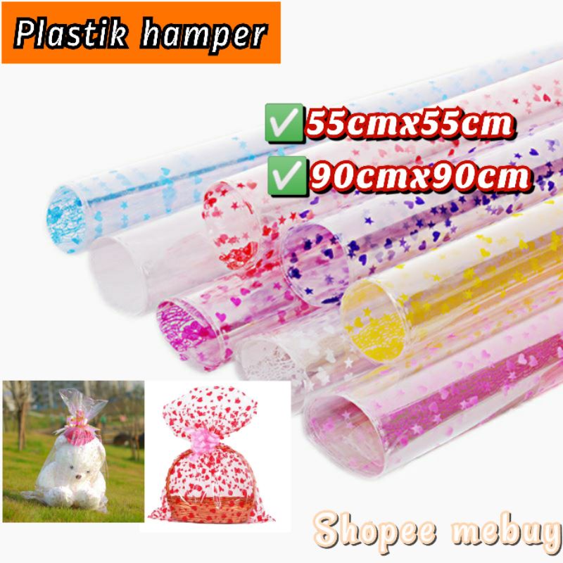 Colored Light hamper PlasticPlastic opp WrapHamper Sheets Ready To