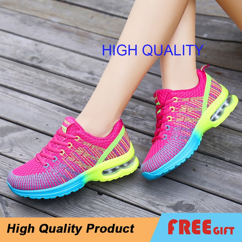 Sport Shoes Women Breathable Korean Casual Running Shoes Cushion