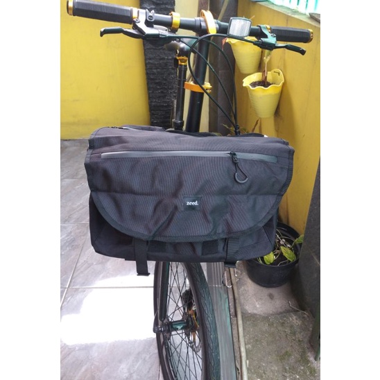 Zeed Folding Bike Front Block Bag New Darru Series Shopee Singapore