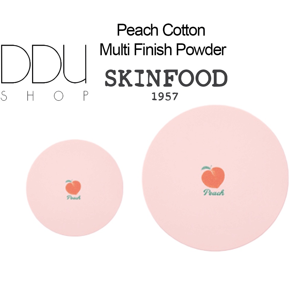 SKINFOOD / Peach Cotton Multi Finish Powder 5g/15g | Shopee Singapore