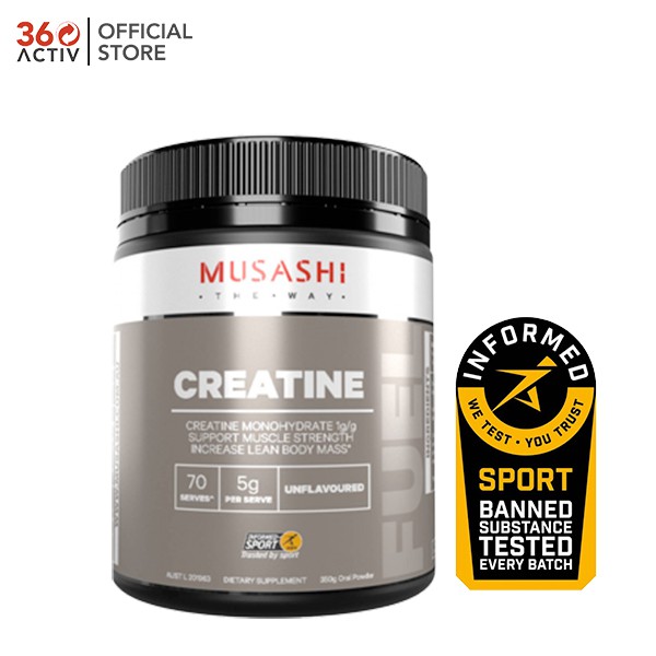 Musashi Creatine Support Muscle Strength & Increase Lean Body Mass ...