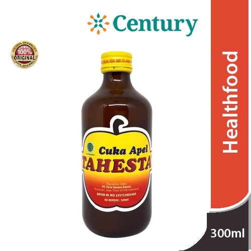 Cuka Apel Tahesta 300ml/Apple Vinegar/Diet/Menurunkan Berat Badan/Diabetes/Kolesterol/Suplemen
