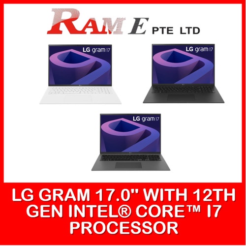 LG gram 17.0 Inch with 12th Gen Intel® Core™ i7 Processor
