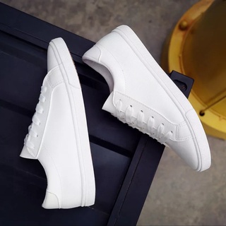 White sales sneakers shopee