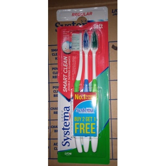 SYSTEMA Smart Clean Toothbrush 3pcs | Shopee Singapore