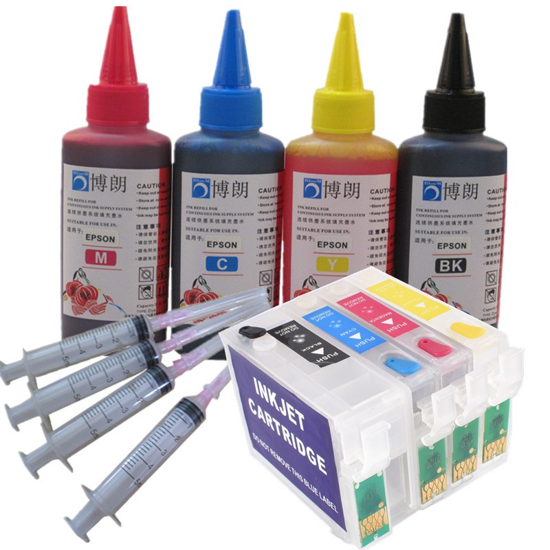 Refillable Ink Cartridge 143 for epson wf - 7511 / Wf - 7011 / Wf ...