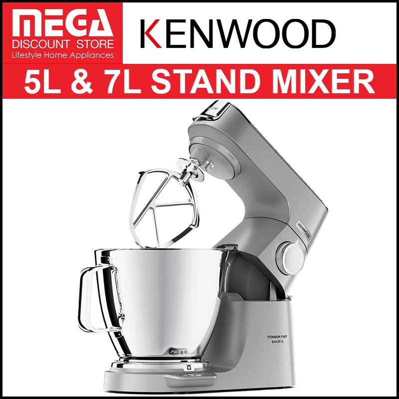 KENWOOD KVL85.004SI TITANIUM CHEF BAKER XL 5L & 7L STAND MIXER Shopee