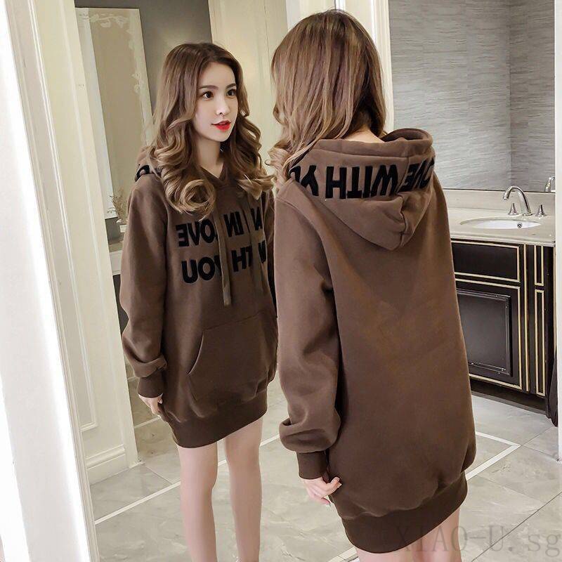 Sweater Hoodies Oversized Hoodie Korean Style Sweatshirt women Clothes  outerwear 2020 murah baju