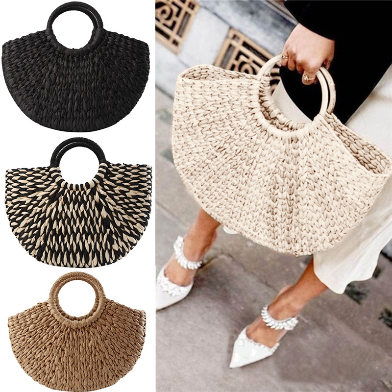 Rattan on sale bag shopee