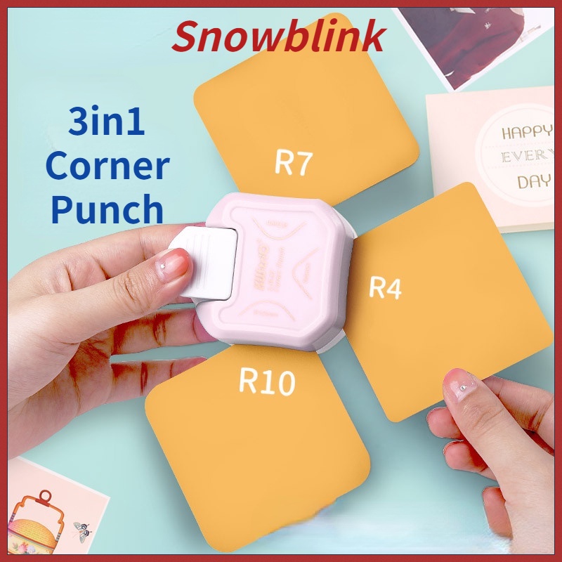3 in 1 Corner Rounder Punch Paper Round Corner Trimmer Cutter for Card  Pho.nu
