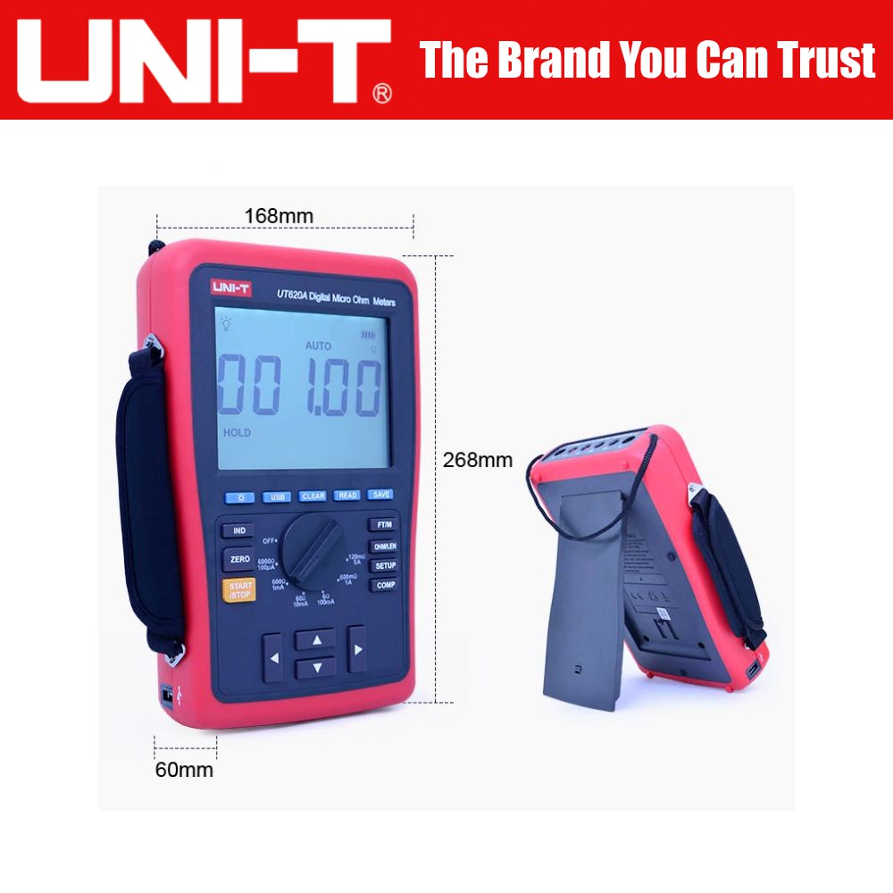 UNI-T UT620A UT620B Digital Micro Ohm Meter | Shopee Singapore