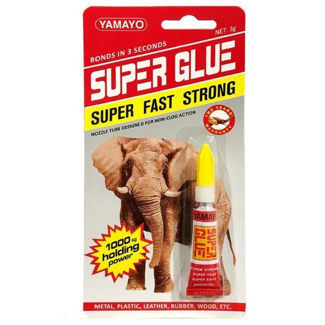 Super on sale glue elephant