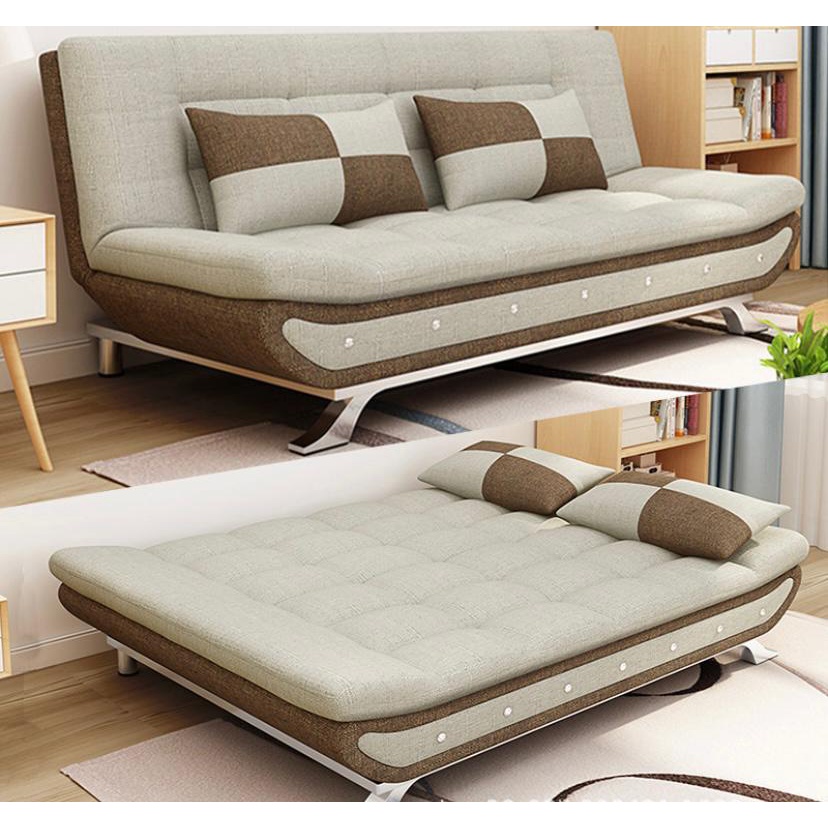 Luxury Foldable Sofa Bed 3 Position Washable Cover Sofa Bed (Free