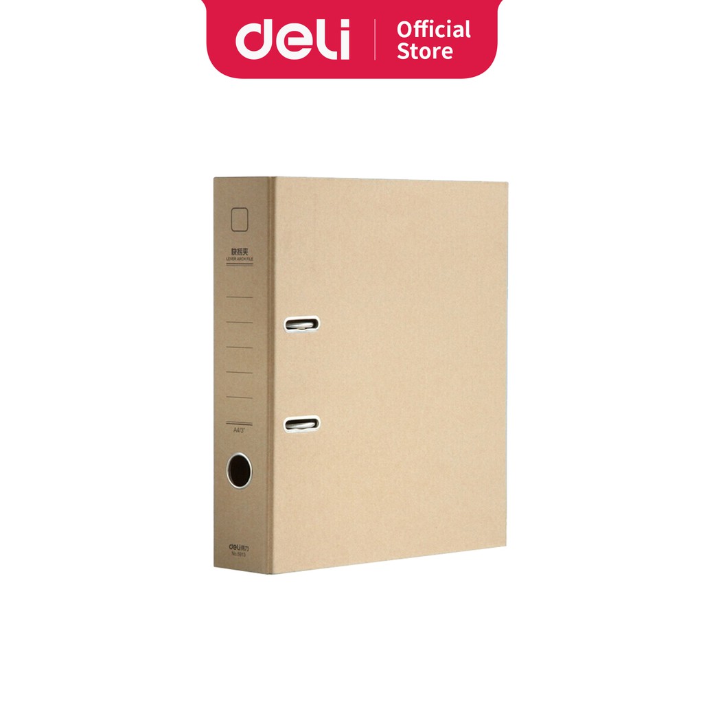 Bundle of 2 Pcs Deli Kraft Paper Arch File A4 Size 3 Inch 5913 | Shopee ...
