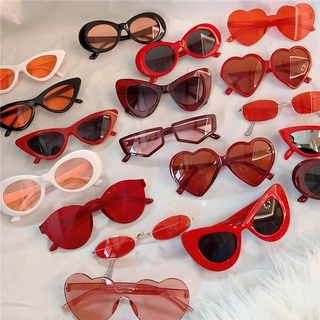  Heart Evangelista Sunglasses Retro Cat Eye Trendy