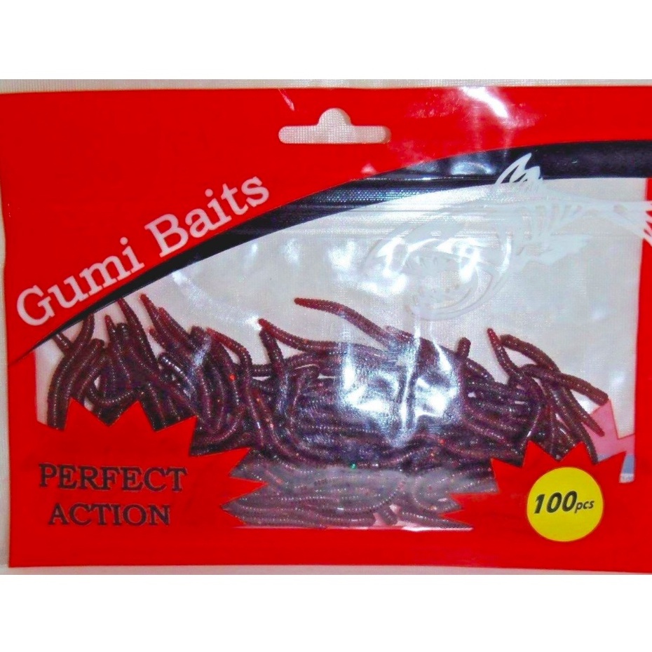 GUMI Baits Ajing Soft Rubber Plastic Jig Bass Fishing Lure Bulk Packs  100pc/pack