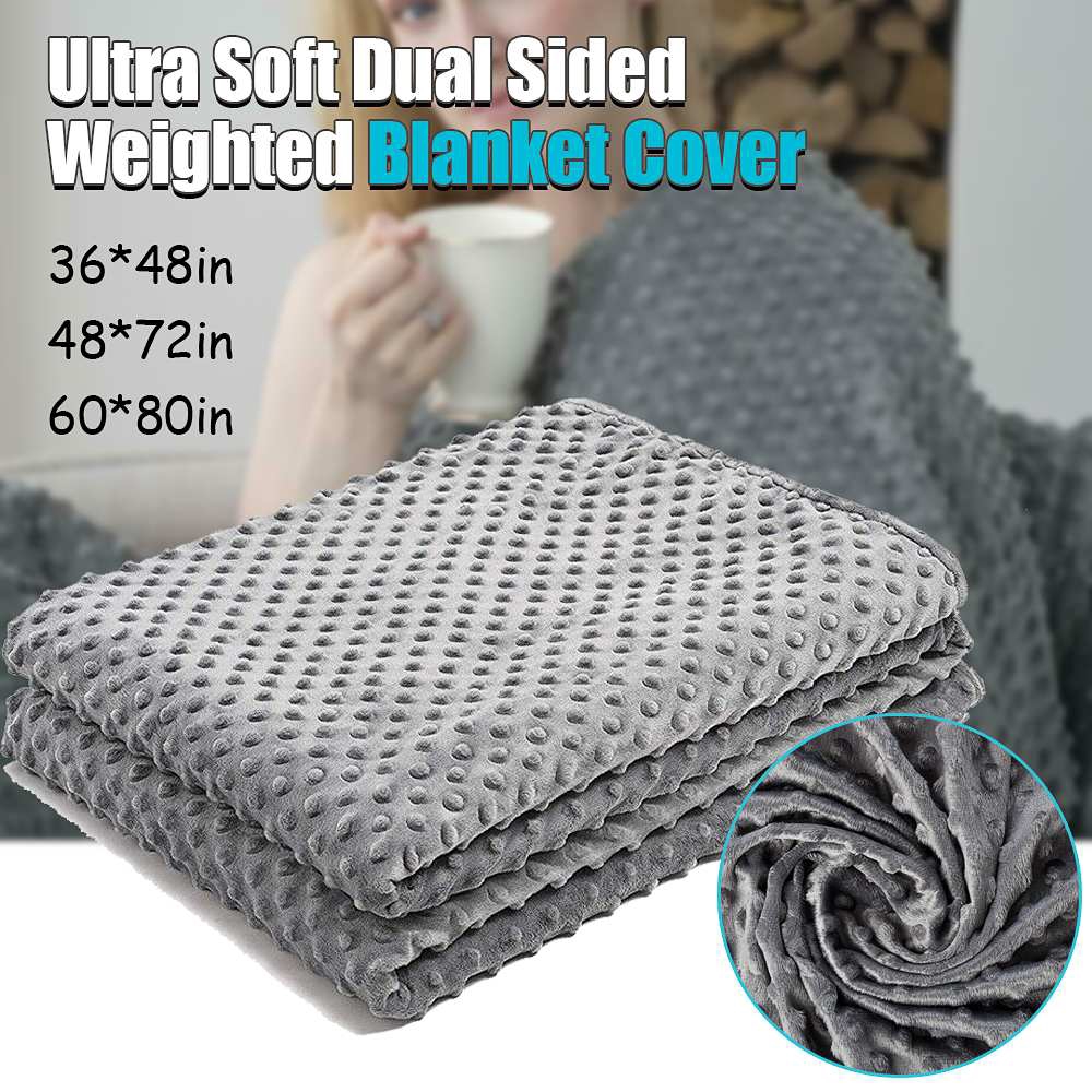 Winter Weighted Gravity Blanket Cover Heavy Blanket Soft Breathable