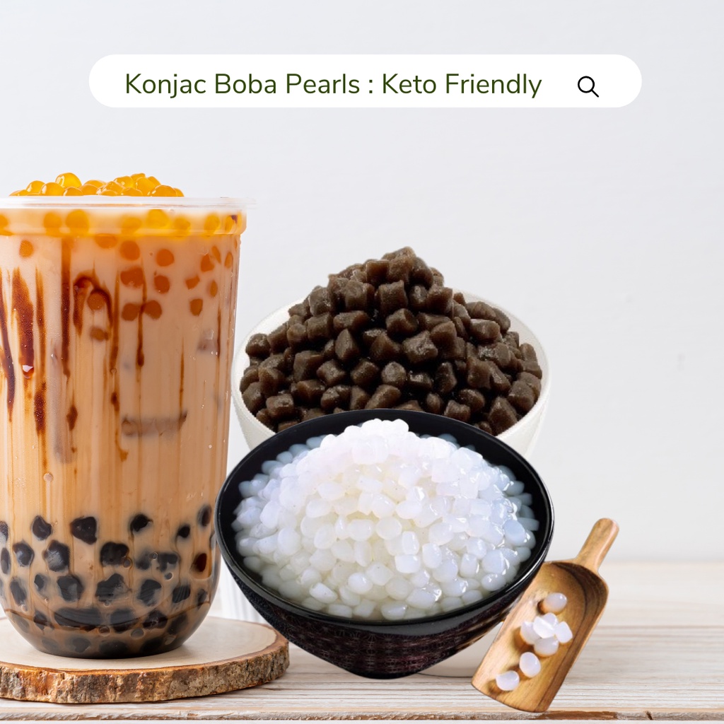 Low Carb Bubble Tea With Gelatin Boba Pearls - Better Living