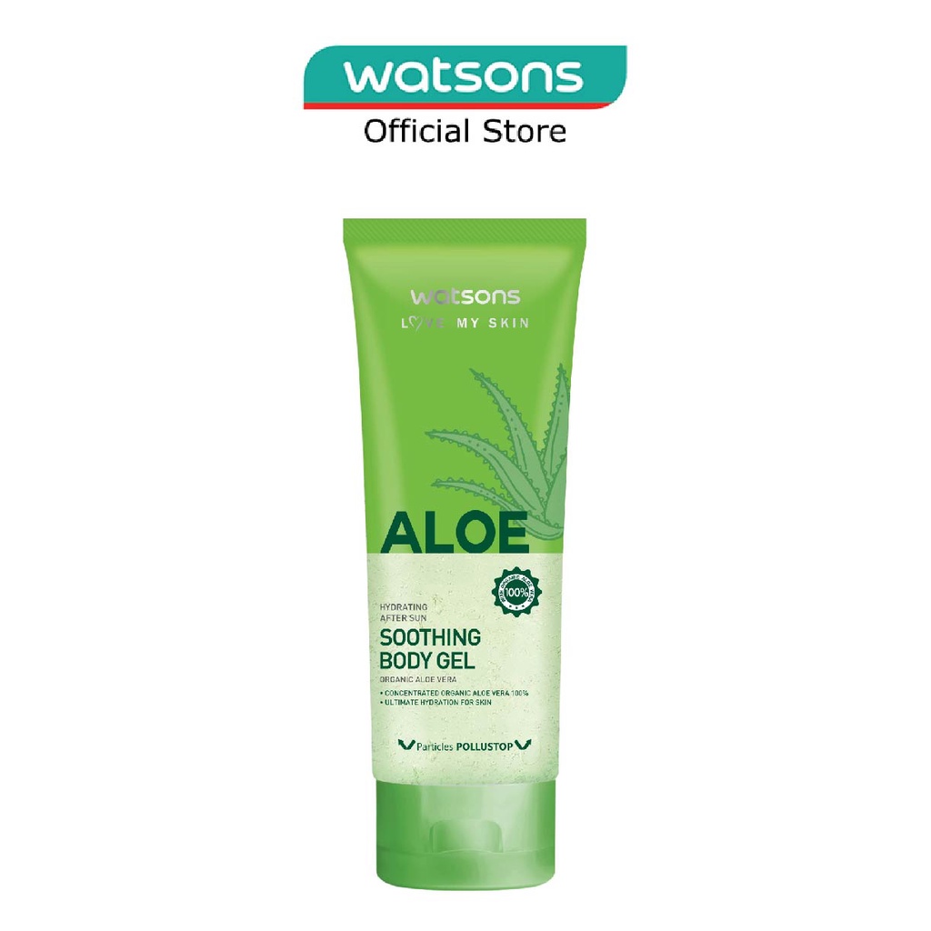 WATSONS 100 Concentrated Organic Aloe Vera Soothing Body Gel (Provides
