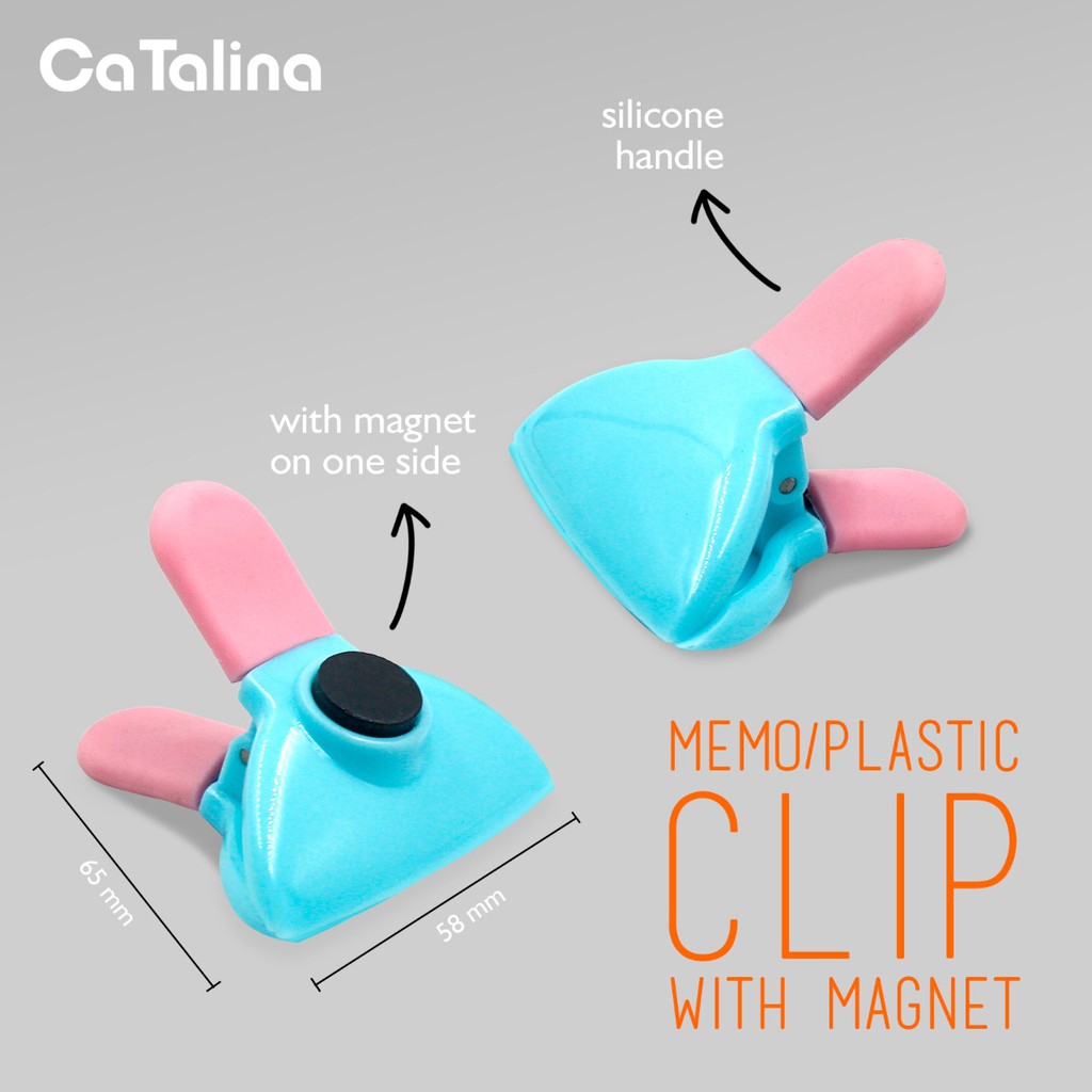 CaTalina Klip Plastik Bungkus Makanan Plastic Clip 2 Pcs - Gambar 4