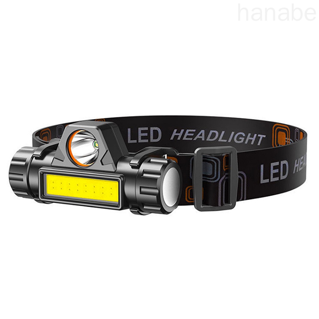 HB-XPE COB Dimmable Headlamp Fishing Head Torch Adjustable