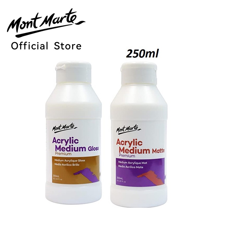 Mont Marte Acrylic Medium - Gloss 250ml