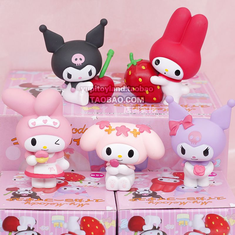 Cute blindbox Sanrio Kuromi My Melody Model (Random Blind Box) | Shopee ...