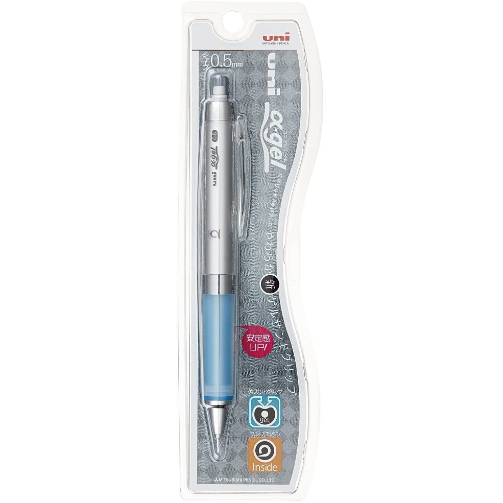 Uni Mechanical Pencil Kuru Toga with Alpha Gel Grip 0.5mm Select