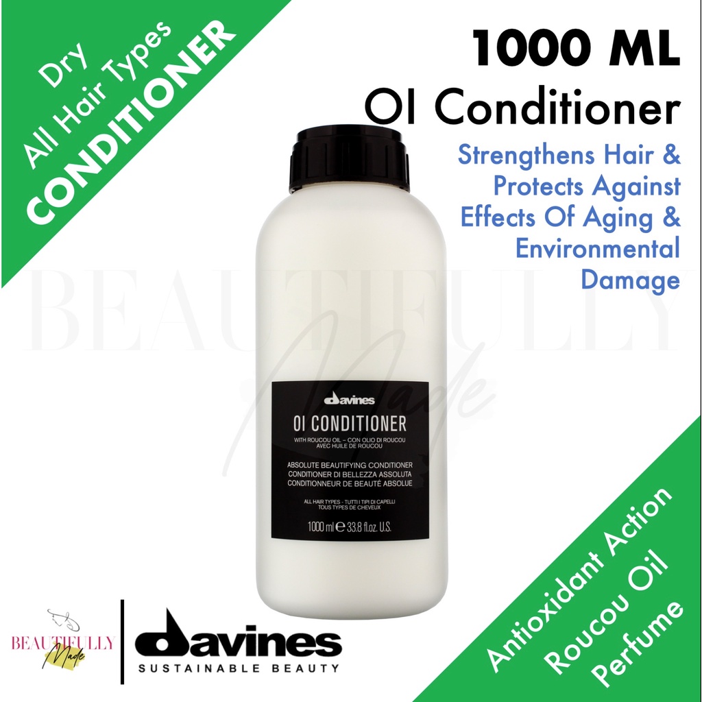 Davines OI Conditioner 1000ml ( With / Without Pump) For Shine