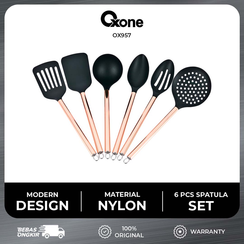 Oxone OX957 Sodet Spatula Set Kitchen Tools 6 Pcs Premium