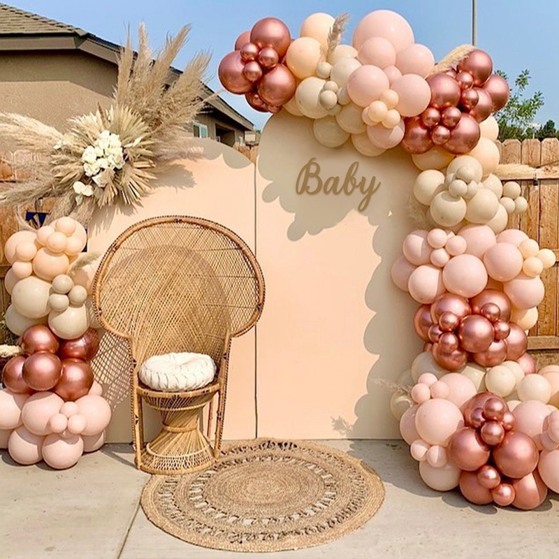 1/mo - Finance OuMuaMua Pink Balloons Light Pink Balloons Set, 62Pcs