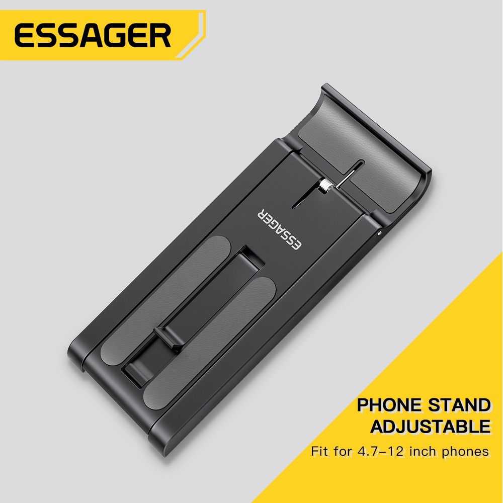 Essager Phone Stand Desktop Holder Cradle Foldable Adjustable Mobile Tablet for Phone