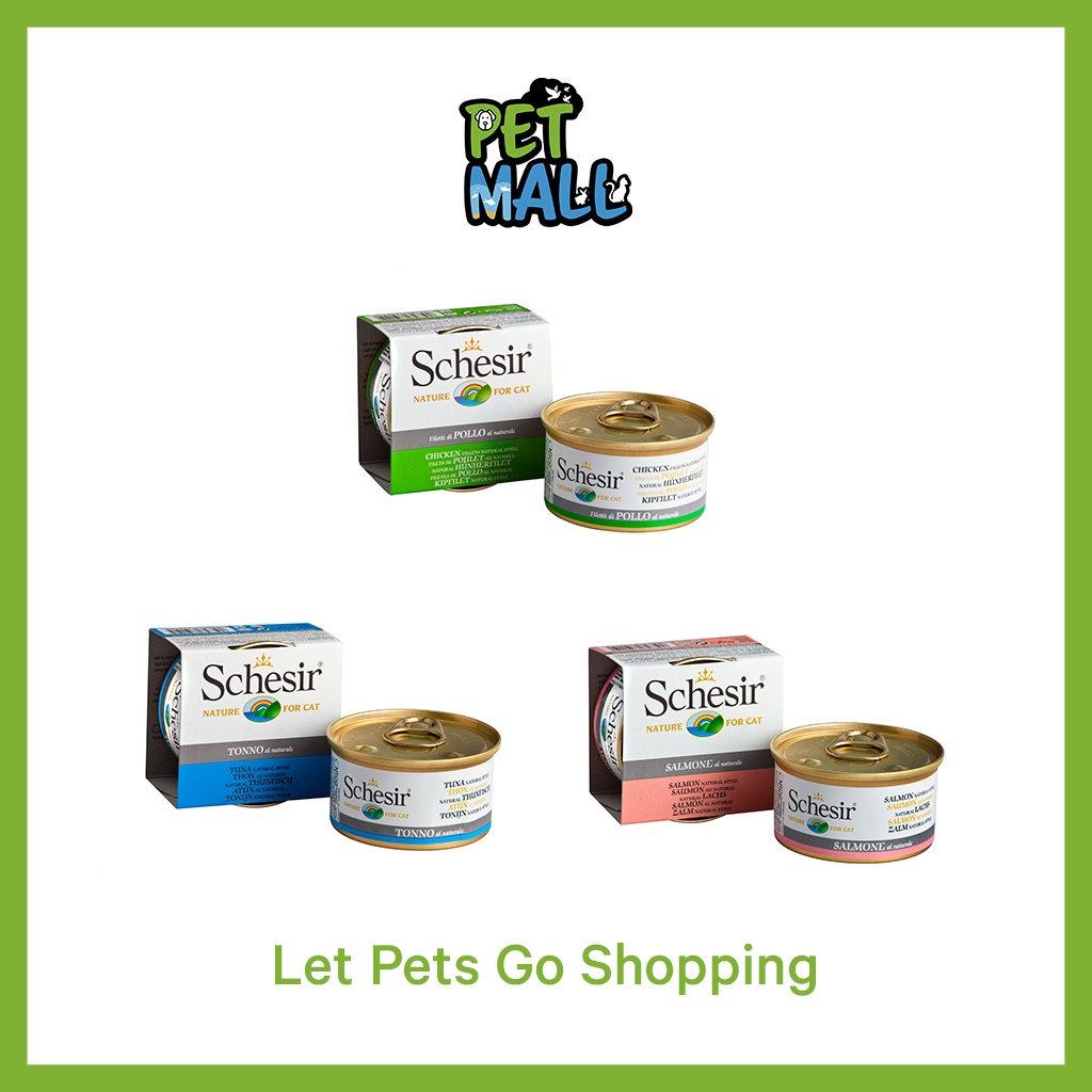Schesir Cat Canned in Water Wet food for Cats 85g | Shopee Singapore