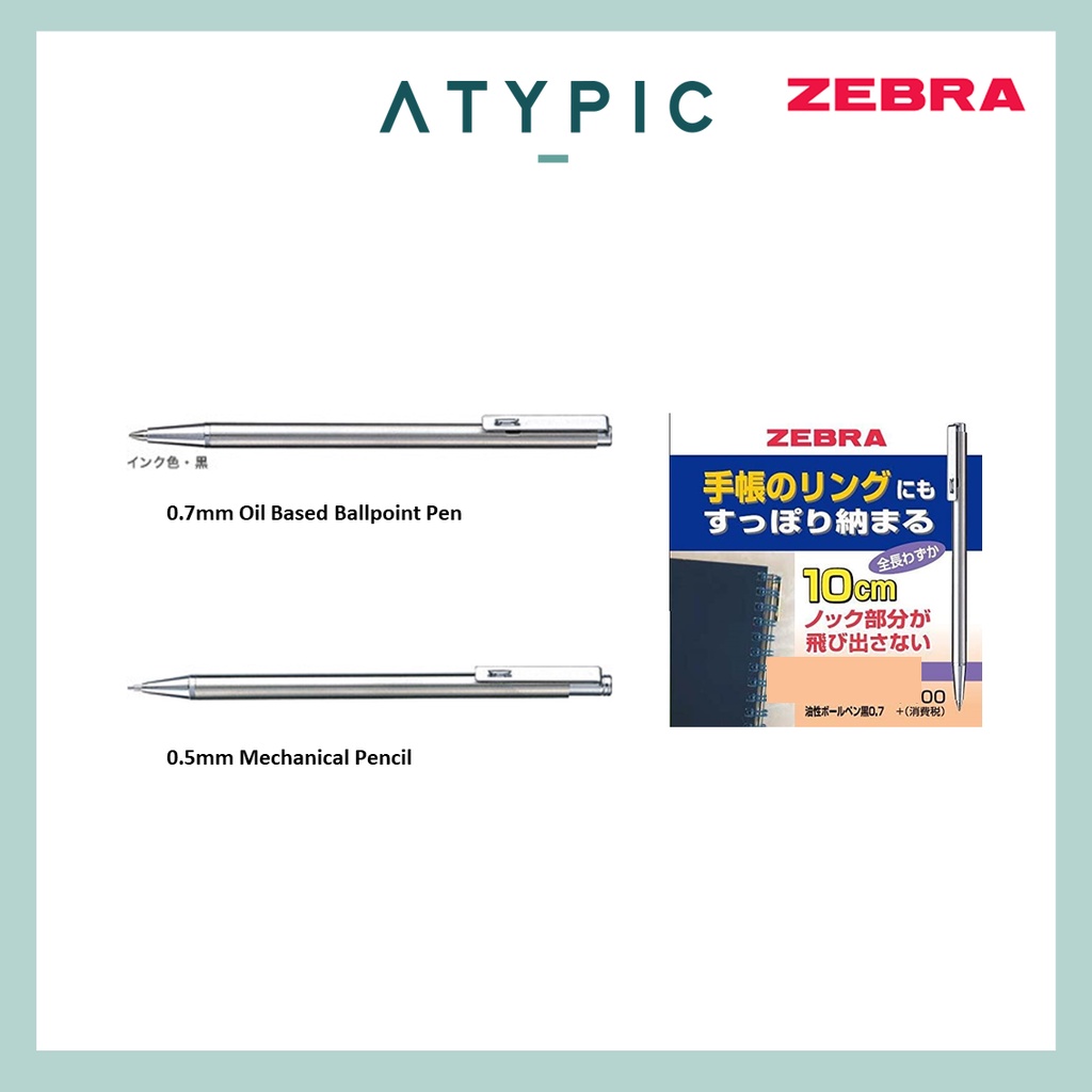 Zebra Mini Ballpoint Pen 0.7 mm/Mechanical Pencil 0.5mm Shopee Singapore