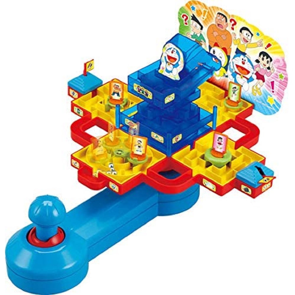 Epoch Games 7453 - Doraemon Wall Game Crash | Gioco Da Tavolo Di Abilità | Costruisci Il Muro E Non Far Cadere Doraemon! | 1-4 Giocatori | 4+ Anni
