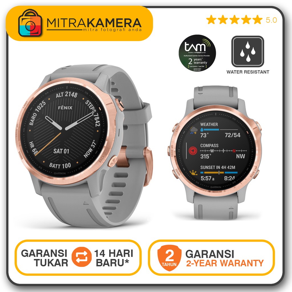 Garmin Fenix 6S/2year Tam Official Warranty Shopee Singapore
