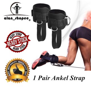 1/2pcs Sport Fitness Ankle Straps D-ring Adjustable Guard Strap Sports for  Hip Muscle Leg Gym Training Workouts Accessories