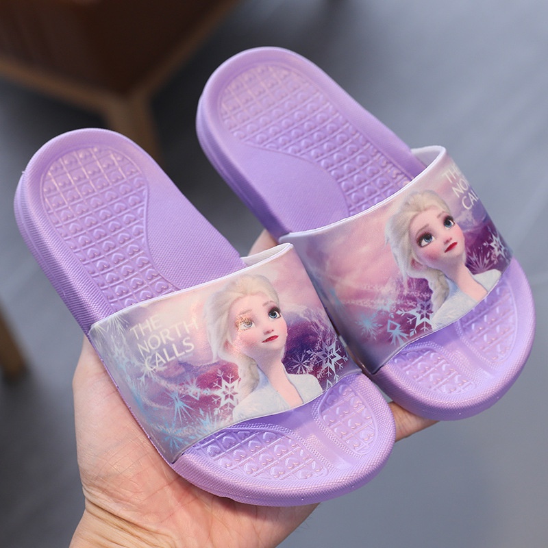 BEN-Frozen Summer New Style Princess Elsa Girls' Shoes Anti-Slip