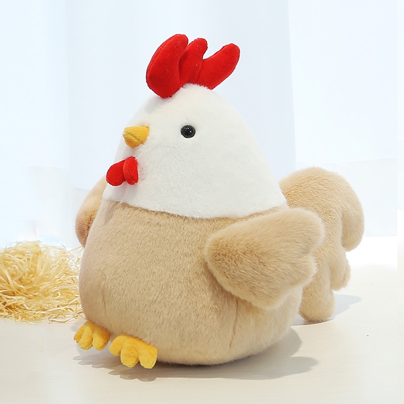 Plush toy chicken doll cute hen doll soft and comfortable girl sleeping pillow children doll