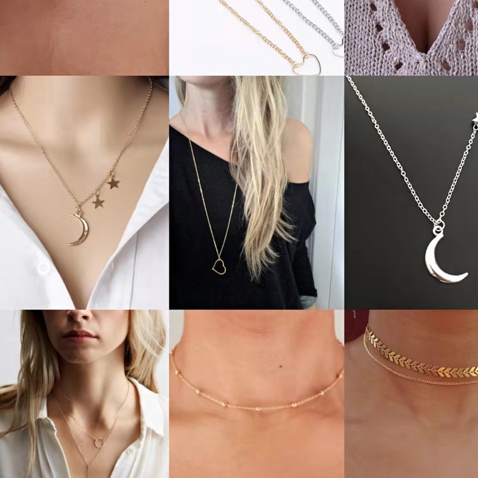 SG STOCK Designer Necklace Pendant Alloy Women Accessories Jewelry Xmas gifts choker birthday gifts
