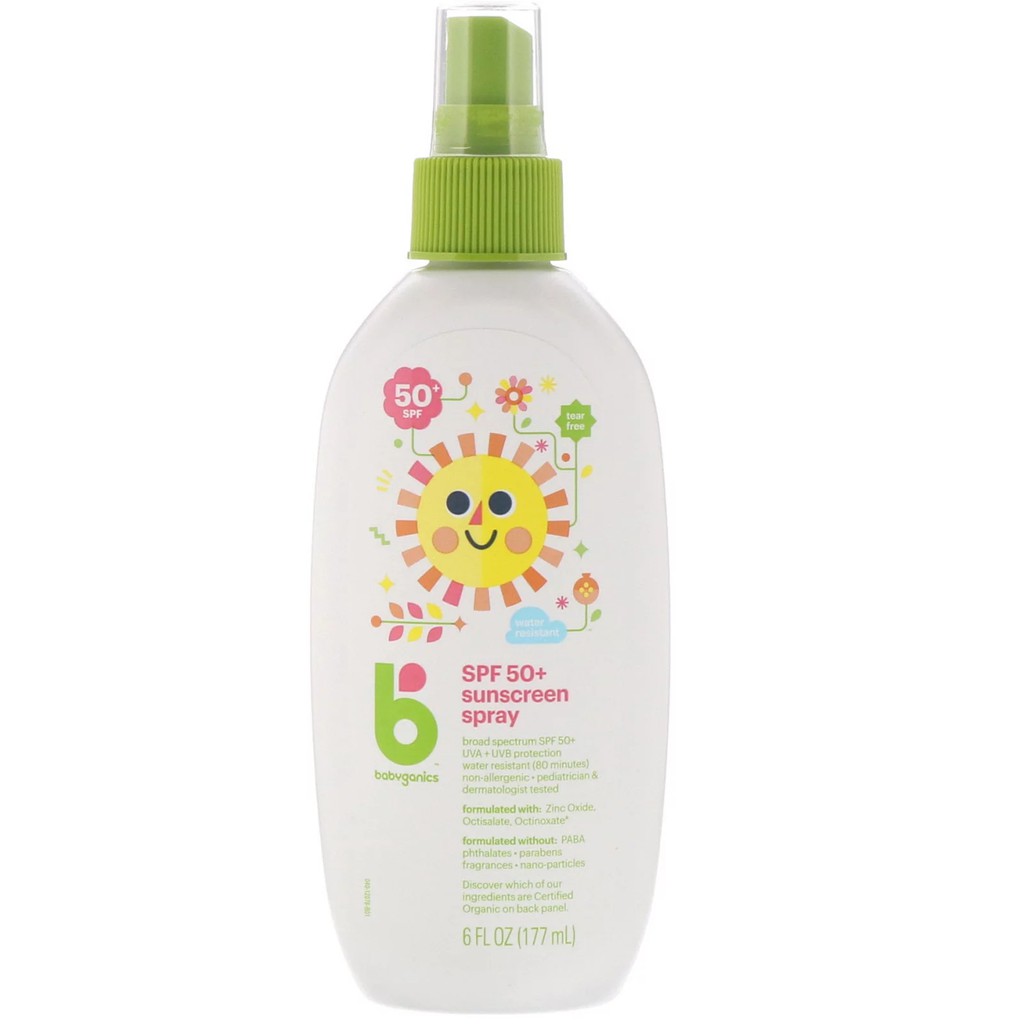 Babyganics baby sunscreen hot sale spray spf 50