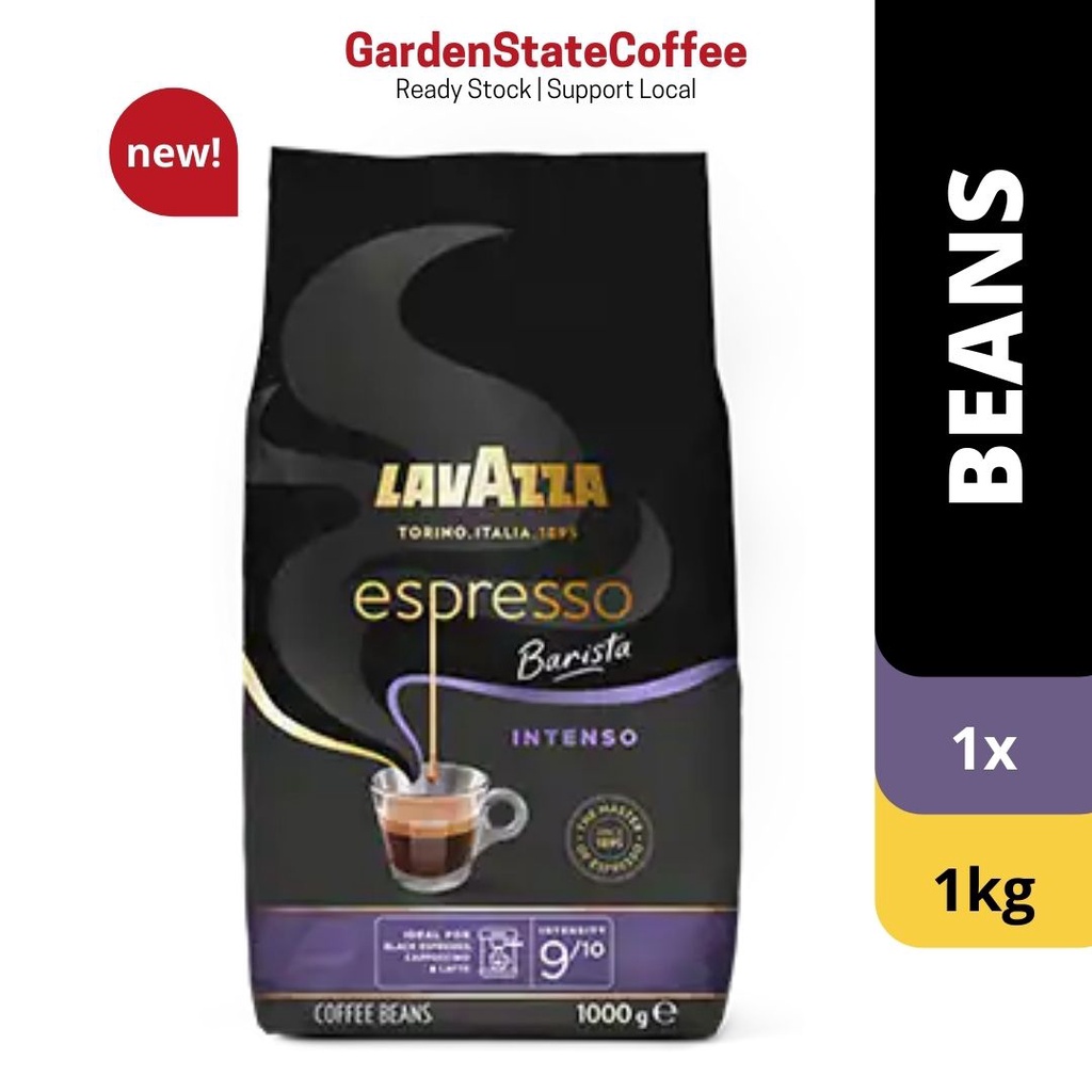(1kg) Lavazza Espresso Barista Intenso, Whole Coffee Beans. Medium Roast, 9/10 Intensity