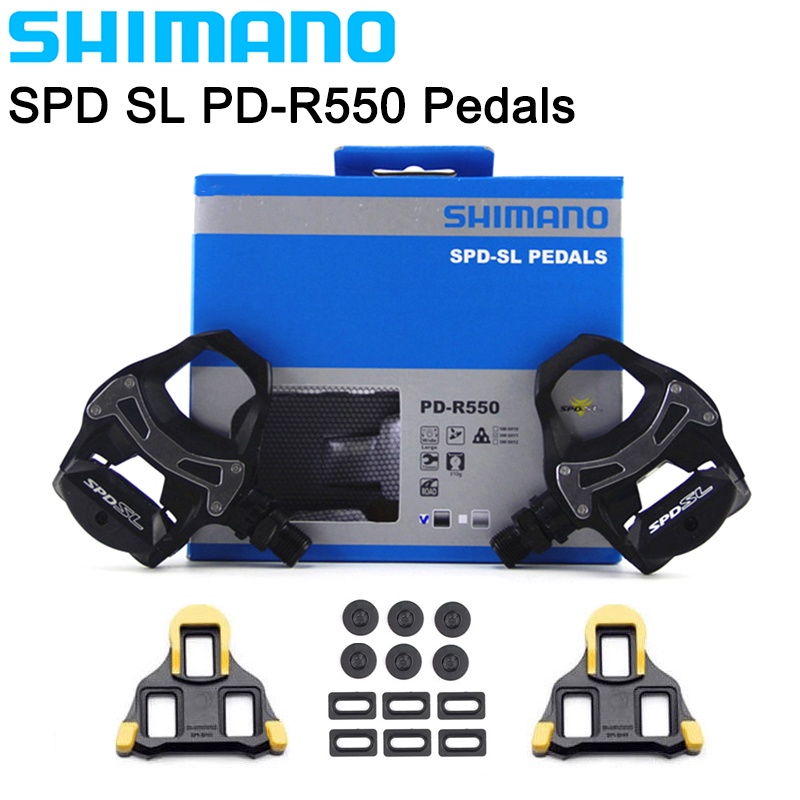 Shimano SPD SL PD R550 Bicycle Pedal Platform System Professional Road Including SH11 Cleat Shopee Singapore