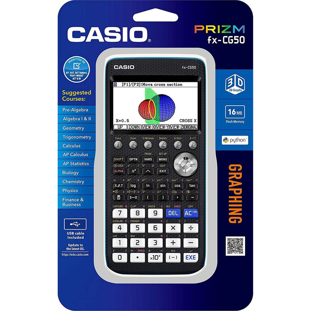 Casio Prizm FX-CG50 Color Graphing Calculator | Shopee Singapore